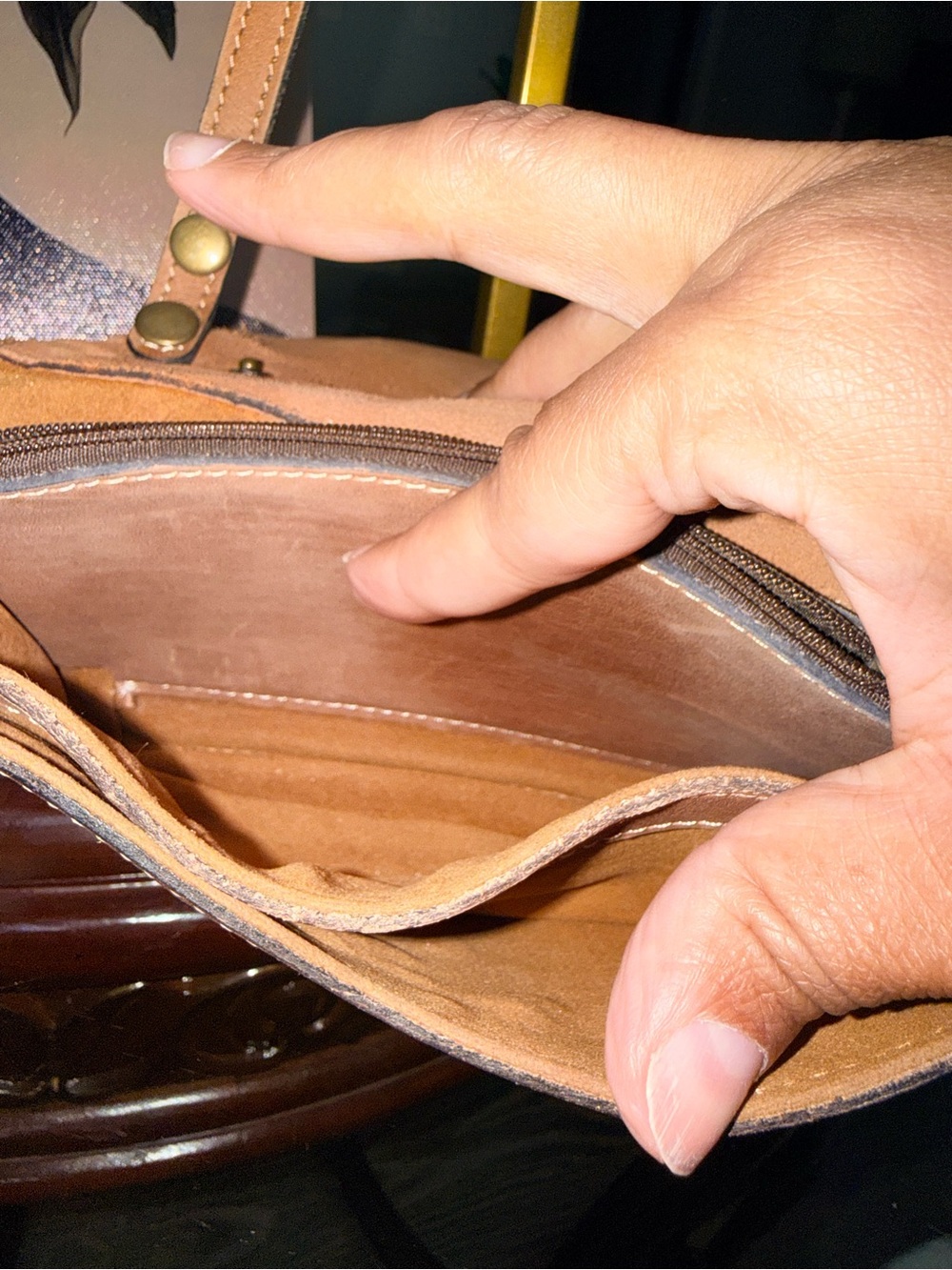 Patricia Nash Tan Woven Shoulder bag - Picture 7 of 8